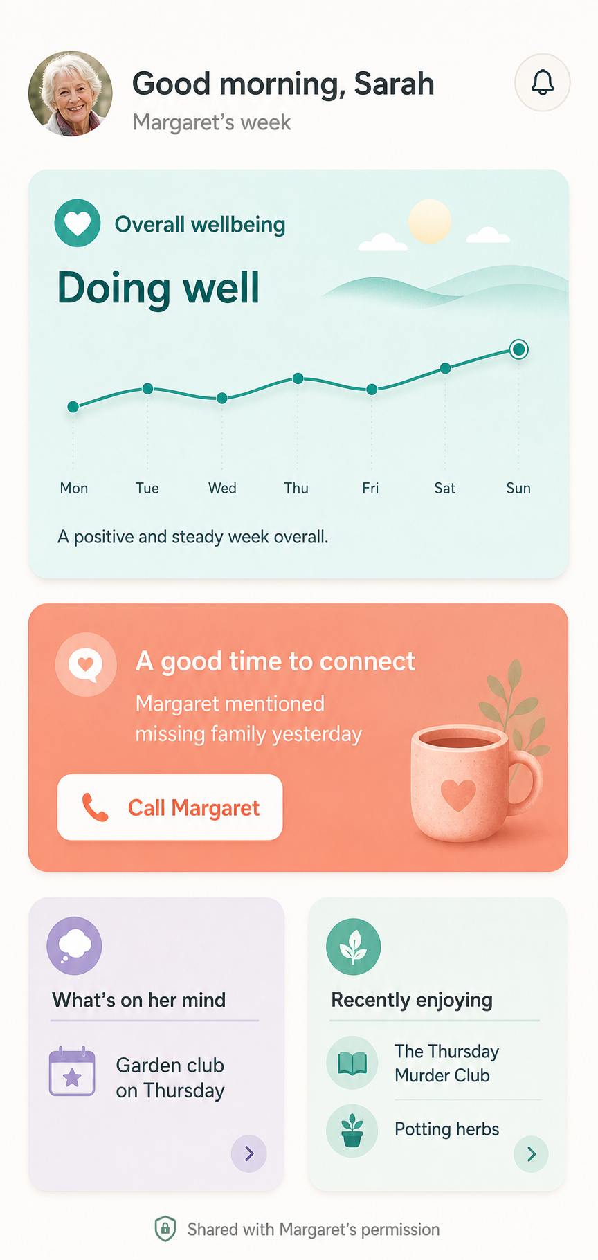 Upcoming Tellie Family Connect experience